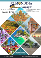 Monddia Voyages, Brochure Individuels, saison 2025