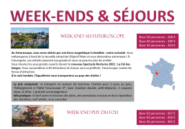 Visuel Groupes Week-ends et Séjours 2025