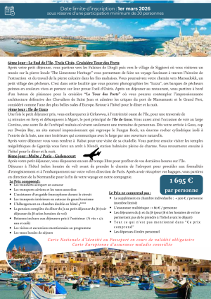 Malte, du mercredi 20 au mercredi 27 mai 2026